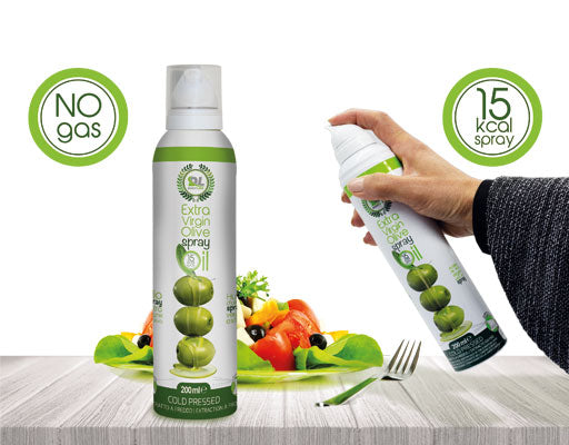 Olio spray extra vergine di oliva | Salse zero calorie | Alimentazione  Proteica