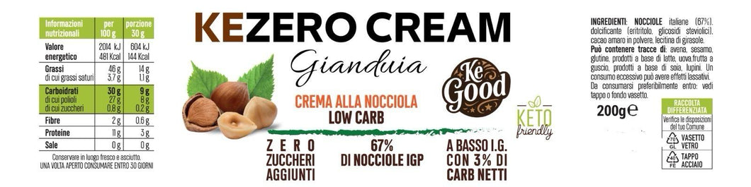 KE ZERO CREAM GIANDUIA