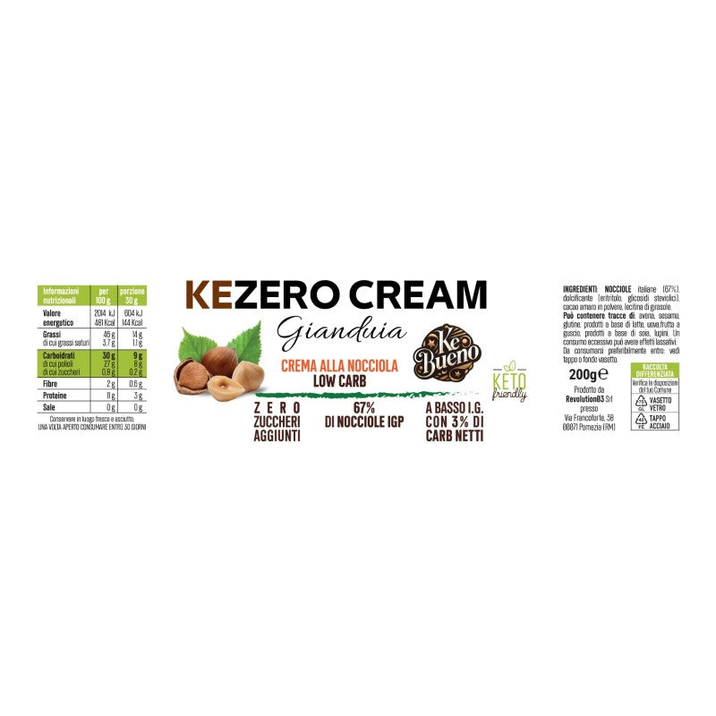 KE ZERO CREAM GIANDUIA